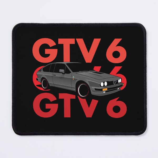 Item preview, Alfa Red Gray GTV6 Illustration designed and sold by blackdogshop.