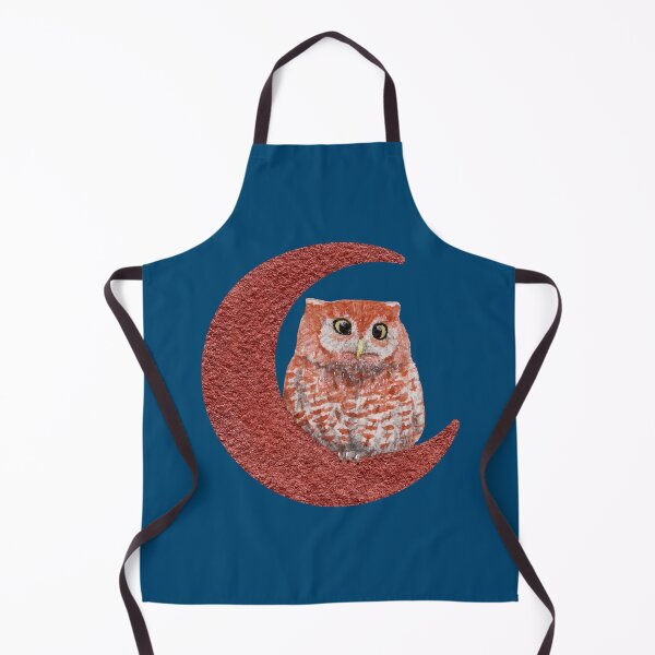 Item preview, Watercolor Eastern Screech Owl & Moon designed and sold by Krystal280791 Shop.
