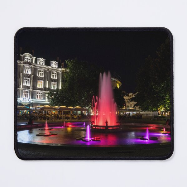 Item preview, Jewel Toned Pelican Fountain - Ultra Violet and Ruby Red designed and sold by Georgia Mizuleva.