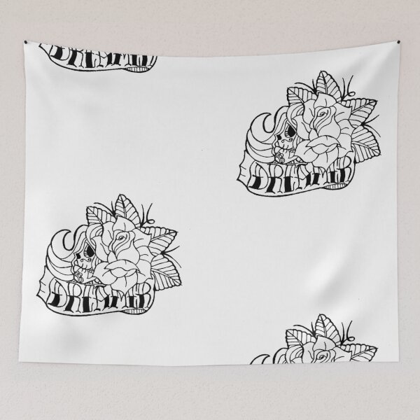 Item preview, Lady rose dreamer skull designed and sold by juartdesign.