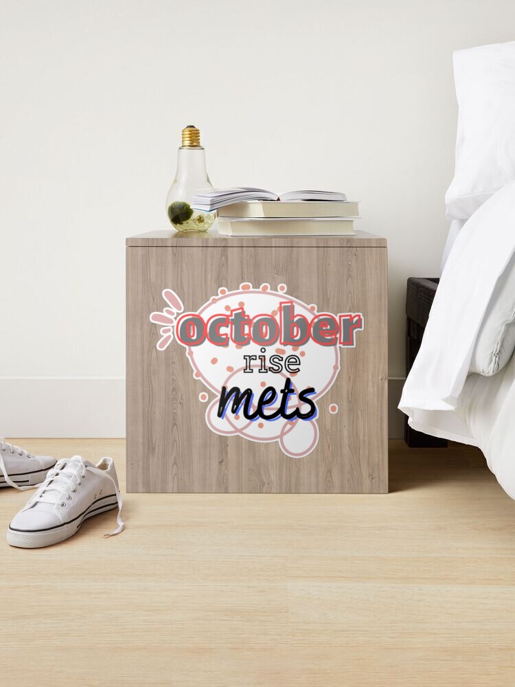 October Rise Mets Sticker for Sale by PercivalBorer