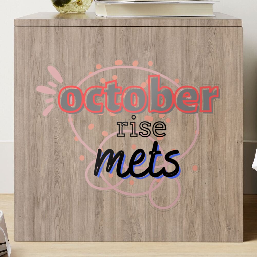 October Rise Mets Sticker for Sale by PercivalBorer