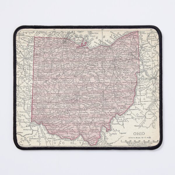 Item preview, Map of Ohio c. 1900 designed and sold by Jordan Griffith.