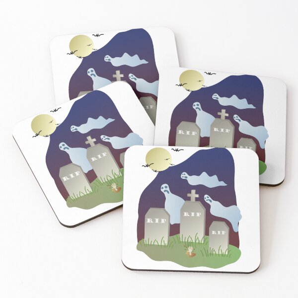 Item preview, Ghosts in the cemetery designed and sold by Logan81.