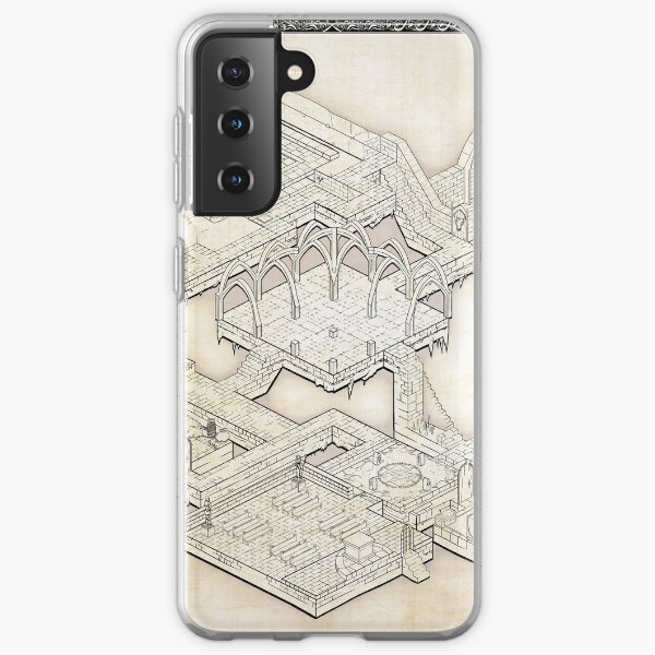 Isometric Dungeon Map Samsung Galaxy Soft Case