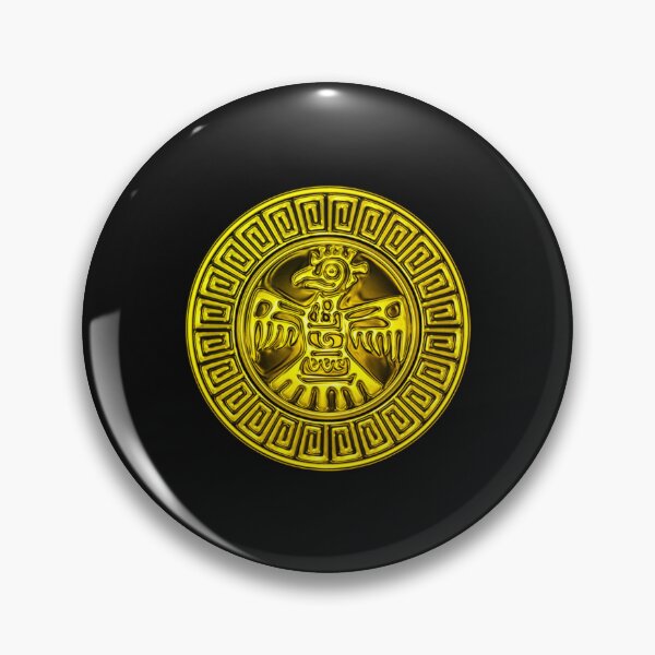 Item preview, Aztec Eagle Sun in Gold Effect Fitted Scoop designed and sold by AlbinHartwig.
