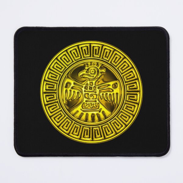 Item preview, Aztec Eagle Sun in Gold Effect Fitted Scoop designed and sold by AlbinHartwig.