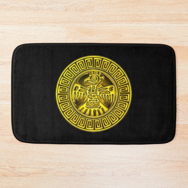 Item preview, Aztec Eagle Sun in Gold Effect Fitted Scoop designed and sold by AlbinHartwig.