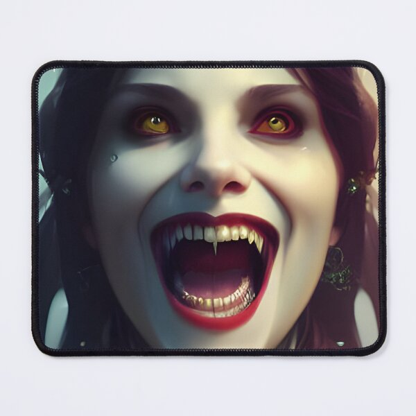 Item preview, Laughing Vampire Lady Seductress Art Beautiful Artwork designed and sold by Eliteijr.