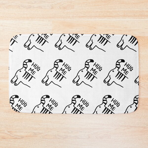 Item preview, Hug A Cat Butt Day Pattern (Black) designed and sold by NovemberDekkers.
