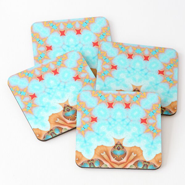 Item preview, HARMONIOUS COCKTAIL OF ARUBA SHELLFISH - UNFORGETTABLE ARUBA SOUVENIRS - ARUBA ISLAND PARADISE ABSTRACT GEOMETRIC PAINTING - ARUBA ABSTRACT FLAG INSPIRATION - ARUBA ONE HAPPY ISLAND. designed and sold by Ralek.