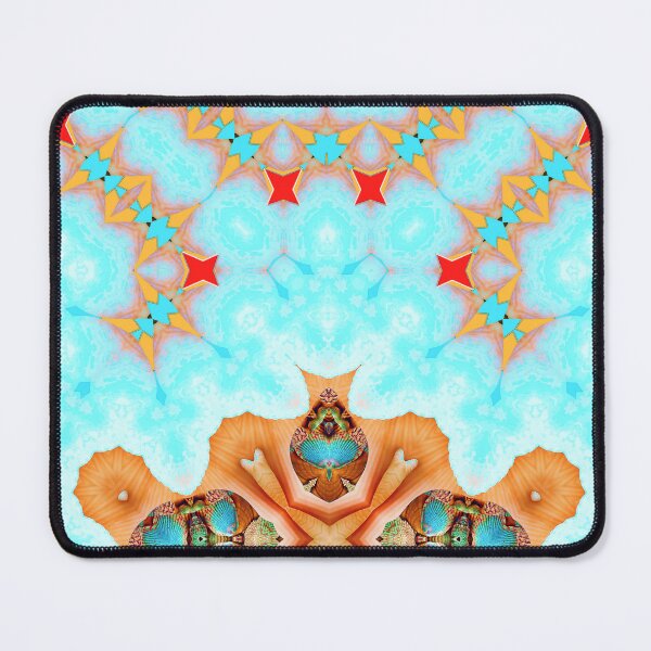 Item preview, HARMONIOUS COCKTAIL OF ARUBA SHELLFISH - UNFORGETTABLE ARUBA SOUVENIRS - ARUBA ISLAND PARADISE ABSTRACT GEOMETRIC PAINTING - ARUBA ABSTRACT FLAG INSPIRATION - ARUBA ONE HAPPY ISLAND. designed and sold by Ralek.