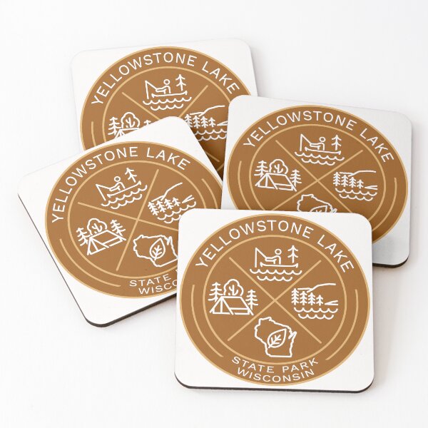 Item preview, Yellowstone Lake State Park Heraldic Logo designed and sold by VanyaKar.