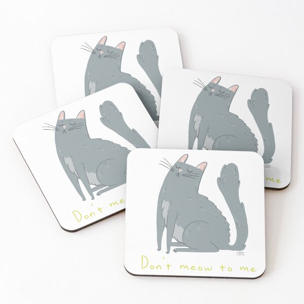 Item preview, Don't meow to me - grumpy cat designed and sold by anaellelaurent.