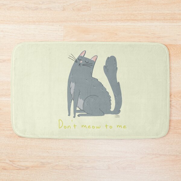 Item preview, Don't meow to me - grumpy cat designed and sold by anaellelaurent.