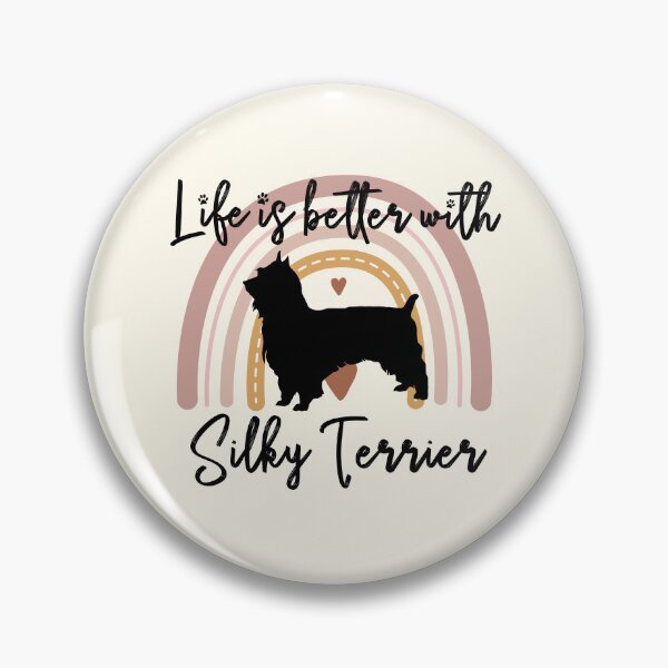 Artikelvorschau, Silky Terrier Dog Rainbow Aesthetic Boho entworfen und verkauft von rafaeltto.