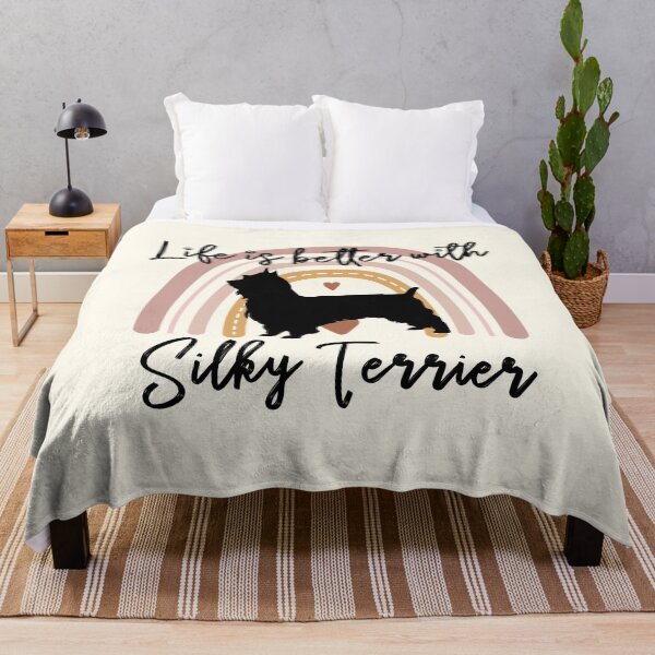 Item preview, Silky Terrier Dog Rainbow Aesthetic Boho designed and sold by rafaeltto.