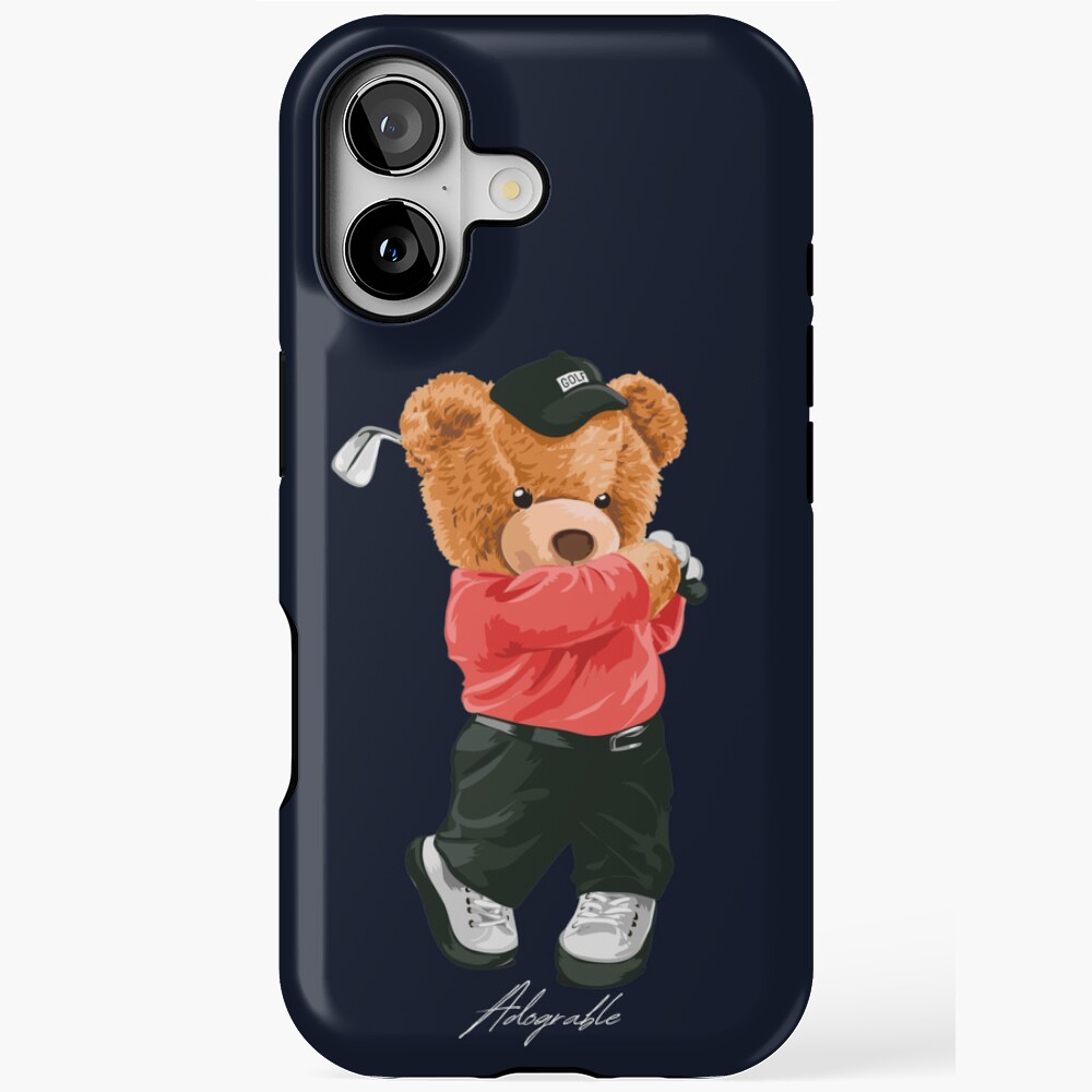 Cute Bear Glofing - Adograble | Sticker