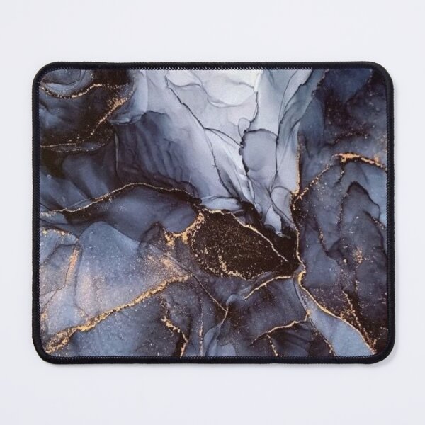 Item preview, Blush and Payne's Grey Flowing Abstract Painting iPhone case designed and sold by BORHIM-ART.