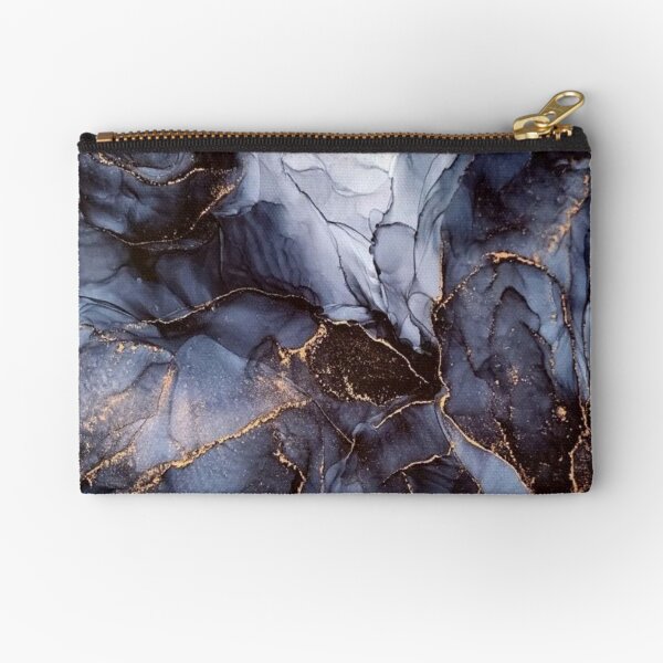 Item preview, Blush and Payne's Grey Flowing Abstract Painting iPhone case designed and sold by BORHIM-ART.