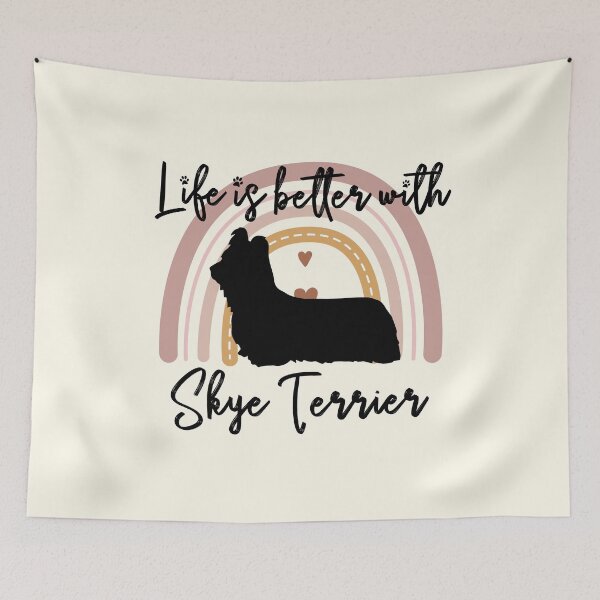 Item preview, Skye Terrier Dog Rainbow Aesthetic Boho designed and sold by rafaeltto.