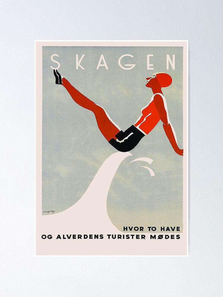 Skagen Denmark Vintage" Poster Sale by EspaciaDane | Redbubble