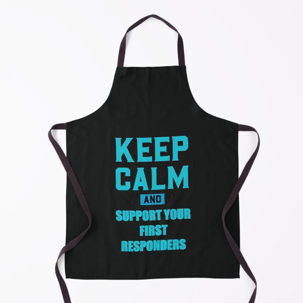 Item preview, Copy of KEEP CALM AND SUPPORT YOUR FIRST RESPONDERS BLUE AND RED designed and sold by sailorsam1805.