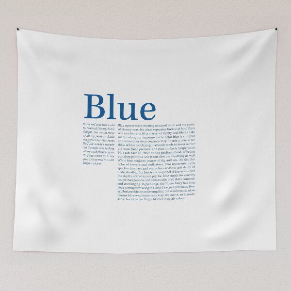 Item preview, Blue — The color blue poster designed and sold by Xira-X.