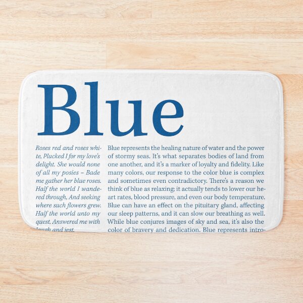 Item preview, Blue — The color blue poster designed and sold by Xira-X.