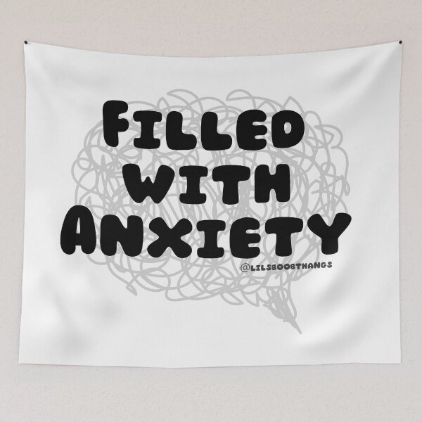 Item preview, Filled with Anxiety. v9 | lilsboobthangs designed and sold by lilsboobthangs.