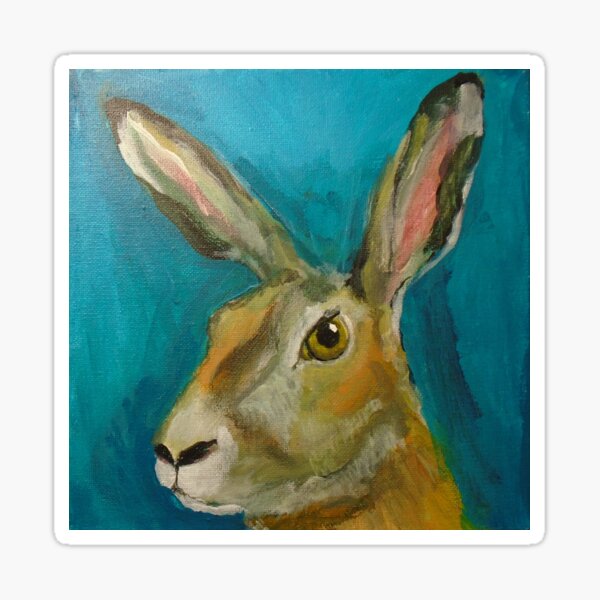 Hare Sticker
