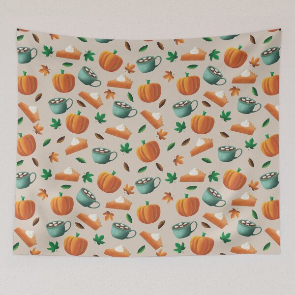 Item preview, A Dash of Fall Pattern  designed and sold by CorvusNyx.