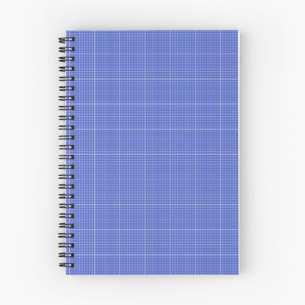 Aperçu de l'œuvre Grille blanche de style Blueprint simple sur conception technique bleue créée et vendue par GMODISM.