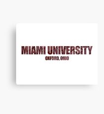 MU Bricks Canvas Print