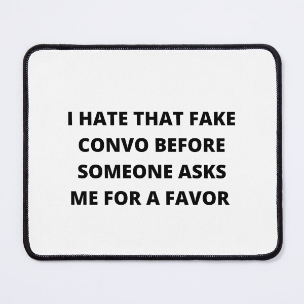 Item preview, fake favor convo designed and sold by Vionarodgers.