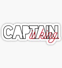Captain is King Sticker