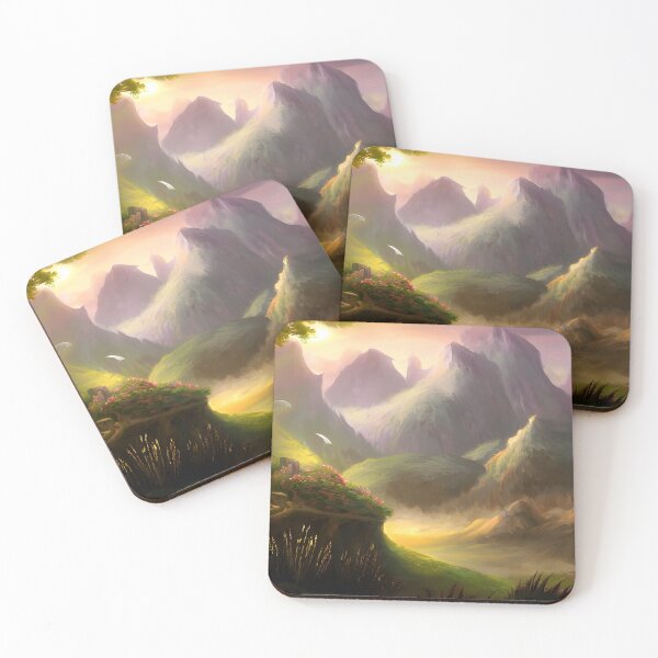 Item preview, mountain view landscape #4 designed and sold by supeart.