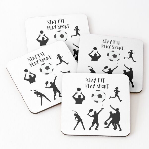 Item preview, Stay Fit Play Sport. designed and sold by MICKSPIKS.