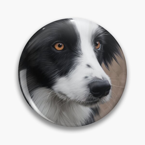 Item preview, Black and white border collie designed and sold by HywelReesArtist.