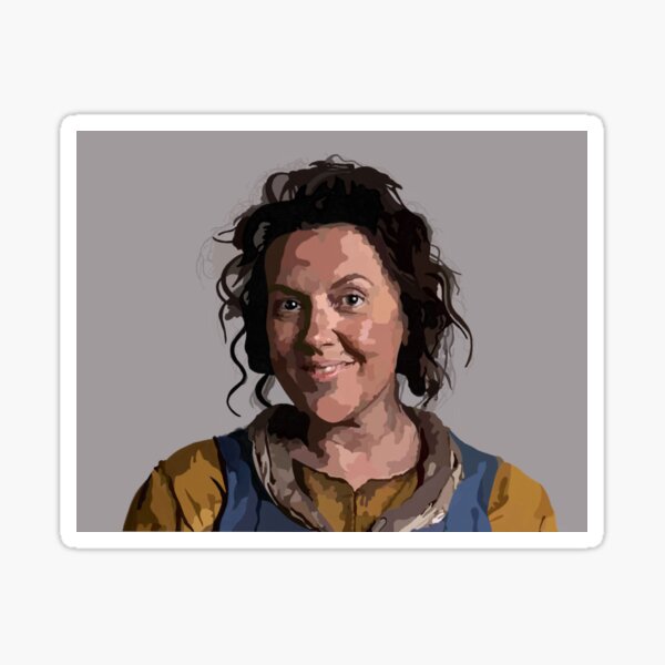 "Mary BBC Ghosts Digital Portrait" Sticker for Sale by pendragon5 ...