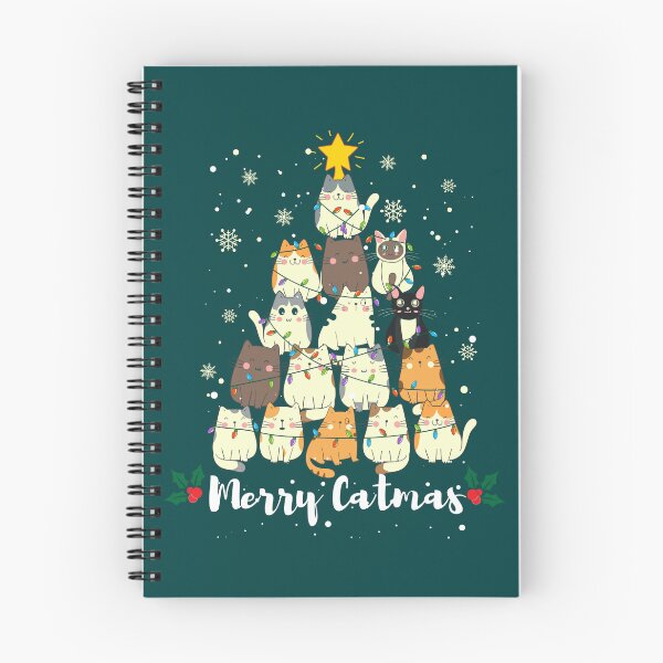 Item preview, merry Catmas Christmas tree  designed and sold by DesignsbyMona.
