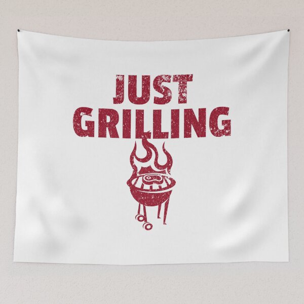 Item preview, Just Grilling - Cookout Humor - BBQ Gift For Chef designed and sold by AlanPhotoArt.