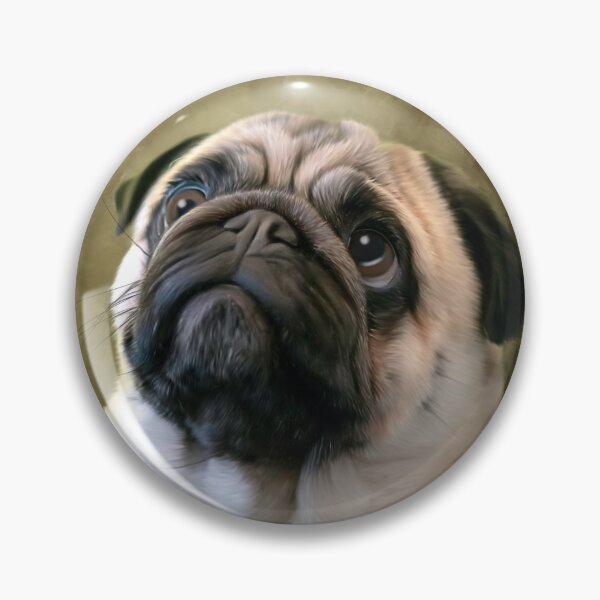 Item preview, Devoted pug designed and sold by HywelReesArtist.