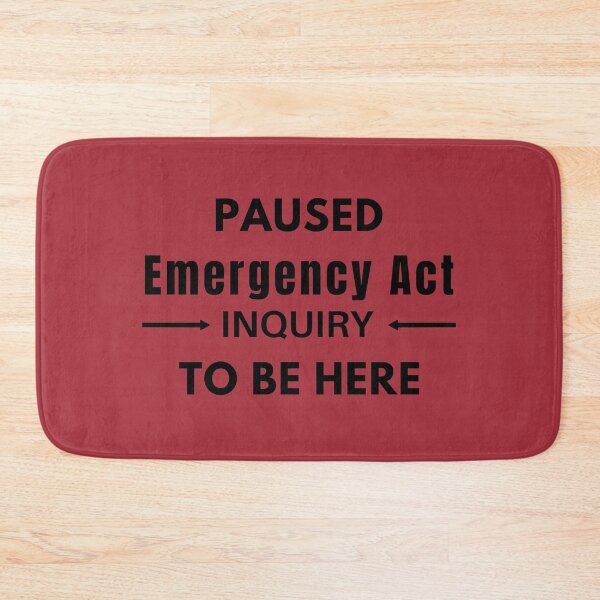 Item preview, Emergency Act  - Freedom Convoy Canada 2022 designed and sold by ViewerEqualsPhoton.