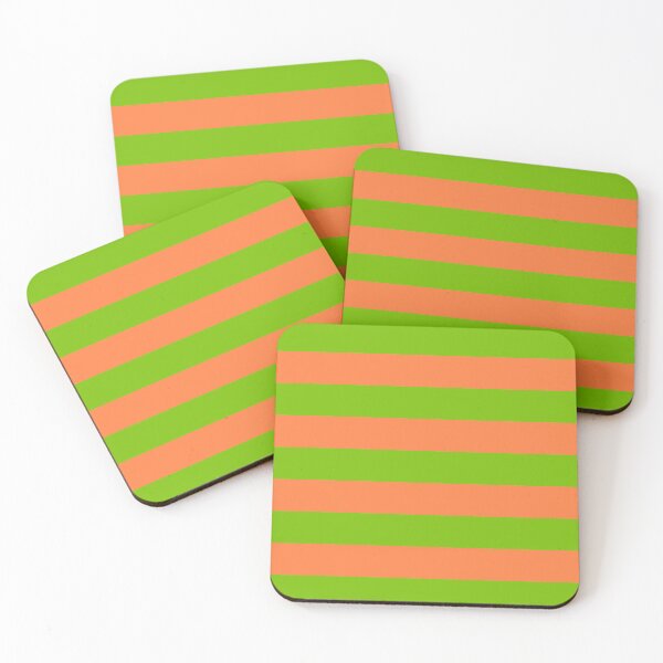Item preview, Lime Green and Orange Exotic Colour Patterns designed and sold by byskillbytalent.