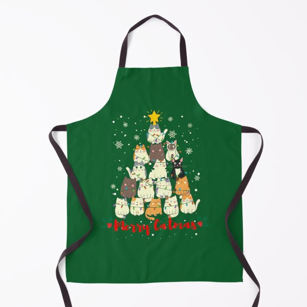 Item preview, merry Catmas Christmas tree designed and sold by DesignsbyMona.