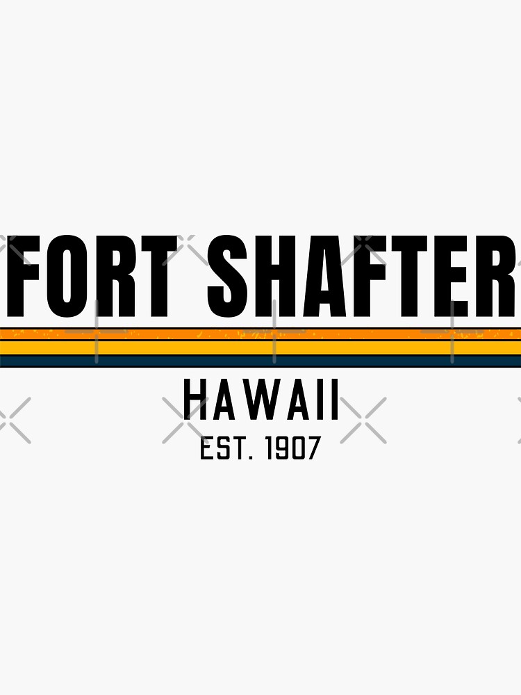 "Fort Shafter In Hawaii Army Base" Sticker for Sale by laurelwig Redbubble