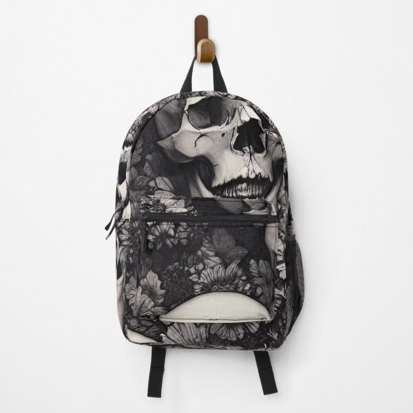 Item preview, Flowers & Skulss Black and White designed and sold by Ali Abdul-Adil.