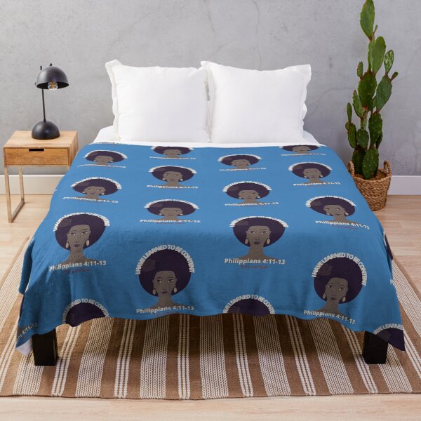 Item preview, I Have Learned to be Content KJV - Cornflower designed and sold by TheReporter1.