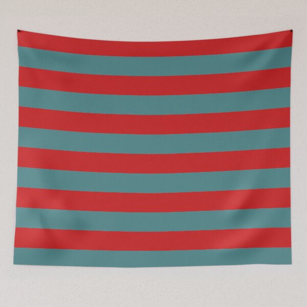 Item preview, Teal and Fiery Red Exotic Colour Patterns designed and sold by byskillbytalent.